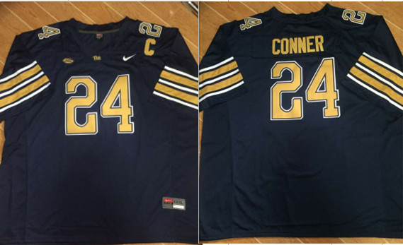 Nike Pitt Panthers #24 James Conner Football Navy Jersey Nike Pitt Panthers #24 James Conner Football Navy Jersey