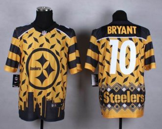 Nike Pittsburgh Steelers #10 Martavis Bryant Gold NFL Elite Noble Fashion Jersey