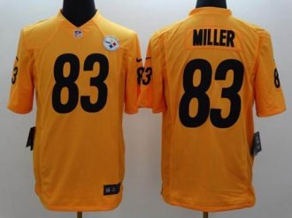 Nike Pittsburgh Steelers #83 Heath Miller Gold NFL Limited Jersey Nike Pittsburgh Steelers #83 Heath Miller Gold NFL Limited Jersey