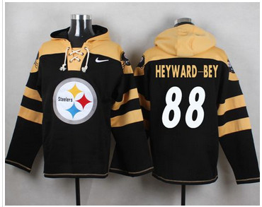 Nike Pittsburgh Steelers #88 Darrius Heyward-Bey Black Player Pullover NFL Hoodie Nike Pittsburgh Steelers #88 Darrius Heyward-Bey Black Player Pullover NFL Hoodie