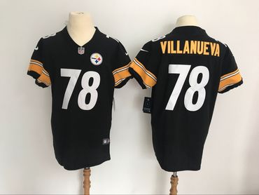 Nike Pittsburgh Steelers 78 Alejandro Villanueva  Vapor Untouchable Player Elite Black Jersey