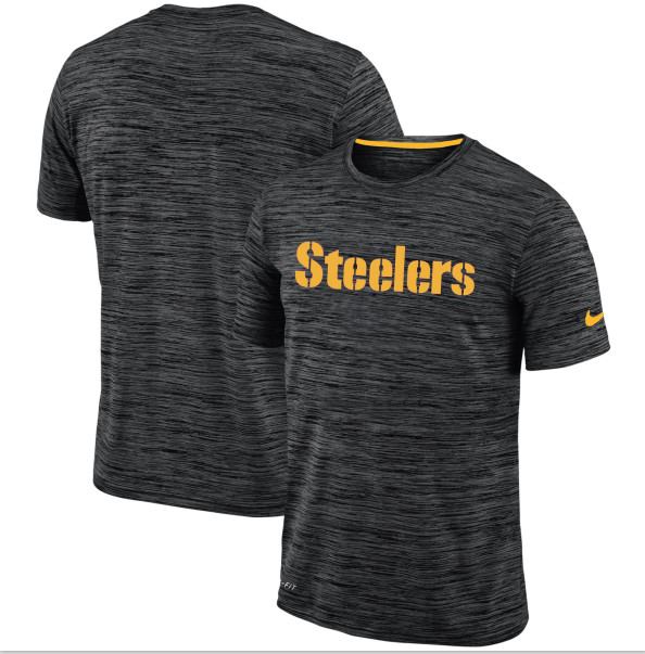 Nike Pittsburgh Steelers Black Velocity Performance T-Shirt Nike Pittsburgh Steelers Black Velocity Performance T-Shirt