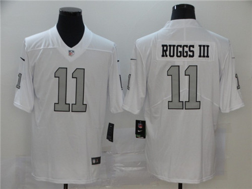 Nike Raiders 11 Henry Ruggs III White 2020 NFL Draft First Round Pick Color Rush Limited Jersey