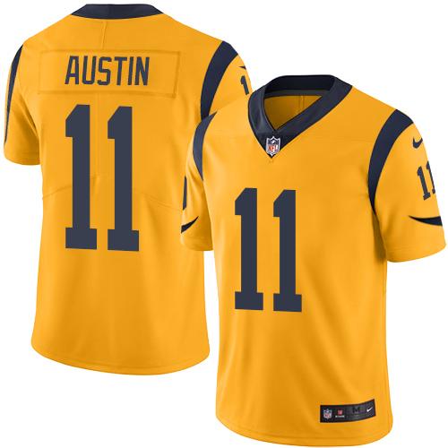Nike Rams #11 Tavon Austin Gold Men's Stitched NFL Limited Rush Jersey Nike Rams #11 Tavon Austin Gold Men's Stitched NFL Limited Rush Jersey