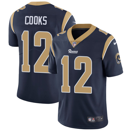 Nike Rams #12 Brandin Cooks Navy Blue Team Color Youth Stitched NFL Vapor Untouchable Limited Jersey Nike Rams #12 Brandin Cooks Navy Blue Team Color Youth Stitched NFL Vapor Untouchable Limited Jersey
