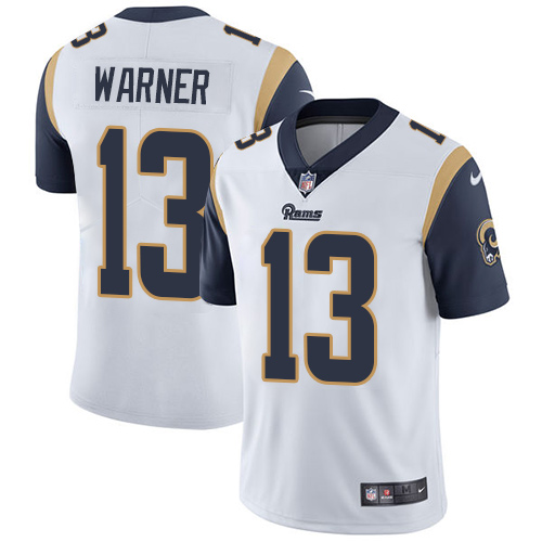 Nike Rams #13 Kurt Warner White Men's Stitched NFL Vapor Untouchable Limited Jersey Nike Rams #13 Kurt Warner White Men's Stitched NFL Vapor Untouchable Limited Jersey