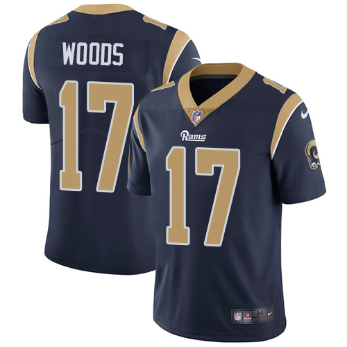 Nike Rams #17 Robert Woods Navy Blue Team Color Youth Stitched NFL Vapor Untouchable Limited Jersey Nike Rams #17 Robert Woods Navy Blue Team Color Youth Stitched NFL Vapor Untouchable Limited Jersey
