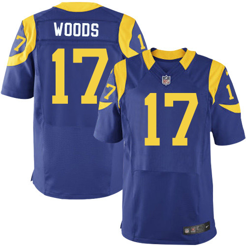 Nike Rams #17 Robert Woods Royal Blue Alternate Men's Stitched NFL Elite Jersey Nike Rams #17 Robert Woods Royal Blue Alternate Men's Stitched NFL Elite Jersey