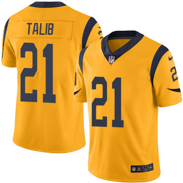 Nike Rams #21 Aqib Talib Gold Youth Stitched NFL Limited Rush Jersey Nike Rams #21 Aqib Talib Gold Youth Stitched NFL Limited Rush Jersey