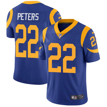 Nike Rams #22 Marcus Peters Royal Blue Alternate Men's Stitched NFL Vapor Untouchable Limited Jersey Nike Rams #22 Marcus Peters Royal Blue Alternate Men's Stitched NFL Vapor Untouchable Limited Jersey