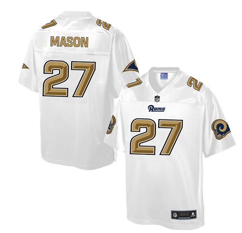 Nike Rams #27 Tre Mason White Men's NFL Pro Line Fashion Game Jersey Nike Rams #27 Tre Mason White Men's NFL Pro Line Fashion Game Jersey