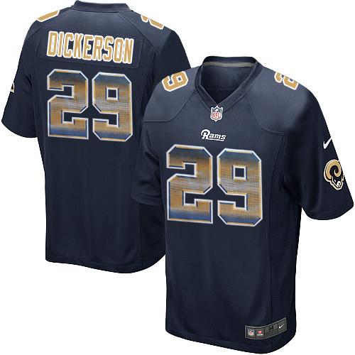 Nike Rams #29 Eric Dickerson Navy Blue Team Color Men's Stitched NFL Limited Strobe Jersey Nike Rams #29 Eric Dickerson Navy Blue Team Color Men's Stitched NFL Limited Strobe Jersey