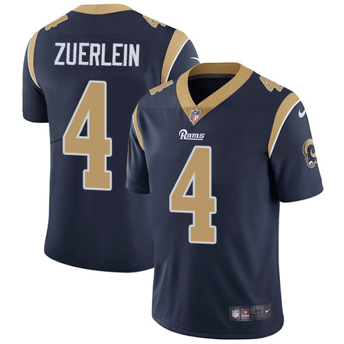Nike Rams #4 Greg Zuerlein Navy Blue Team Color Youth Stitched NFL Vapor Untouchable Limited Jersey Nike Rams #4 Greg Zuerlein Navy Blue Team Color Youth Stitched NFL Vapor Untouchable Limited Jersey