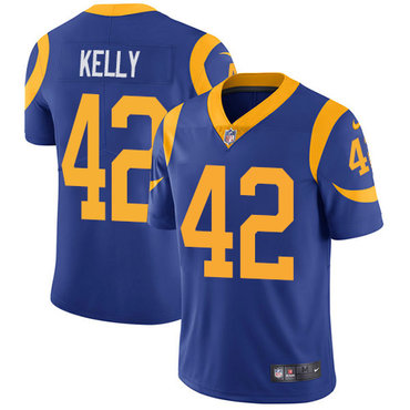 Nike Rams #42 John Kelly Royal Blue Alternate Men's Stitched NFL Vapor Untouchable Limited Jersey Nike Rams #42 John Kelly Royal Blue Alternate Men's Stitched NFL Vapor Untouchable Limited Jersey