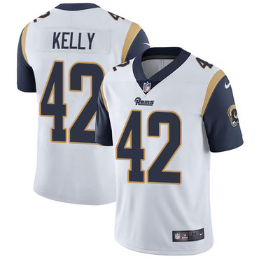 Nike Rams #42 John Kelly White Men's Stitched NFL Vapor Untouchable Limited Jersey Nike Rams #42 John Kelly White Men's Stitched NFL Vapor Untouchable Limited Jersey