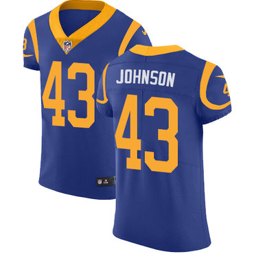 Nike Rams #43 John Johnson Royal Blue Alternate Men's Stitched NFL Vapor Untouchable Elite Jersey Nike Rams #43 John Johnson Royal Blue Alternate Men's Stitched NFL Vapor Untouchable Elite Jersey