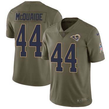 Nike Rams #44 Jacob McQuaide Olive Men's Stitched NFL Limited 2017 Salute to Service Jersey Nike Rams #44 Jacob McQuaide Olive Men's Stitched NFL Limited 2017 Salute to Service Jersey