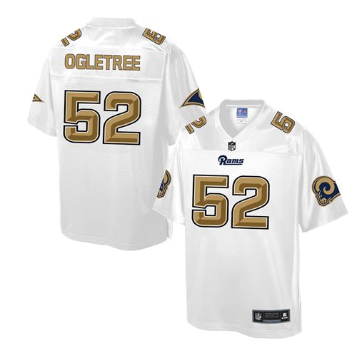 Nike Rams #52 Alec Ogletree White Men's NFL Pro Line Fashion Game Jersey Nike Rams #52 Alec Ogletree White Men's NFL Pro Line Fashion Game Jersey