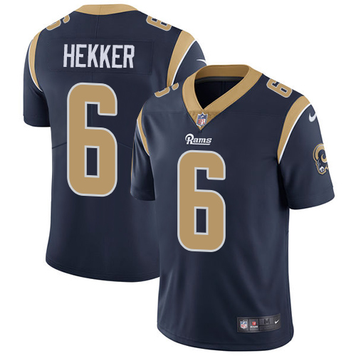Nike Rams #6 Johnny Hekker Navy Blue Team Color Men's Stitched NFL Vapor Untouchable Limited Jersey Nike Rams #6 Johnny Hekker Navy Blue Team Color Men's Stitched NFL Vapor Untouchable Limited Jersey