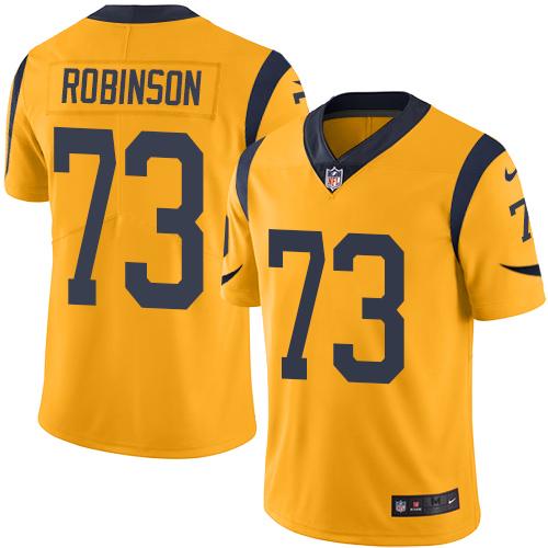 Nike Rams #73 Greg Robinson Gold Men's Stitched NFL Limited Rush Jersey Nike Rams #73 Greg Robinson Gold Men's Stitched NFL Limited Rush Jersey