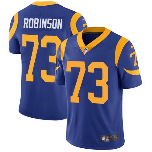 Nike Rams #73 Greg Robinson Royal Blue Alternate Men's Stitched NFL Vapor Untouchable Limited Jersey Nike Rams #73 Greg Robinson Royal Blue Alternate Men's Stitched NFL Vapor Untouchable Limited Jersey