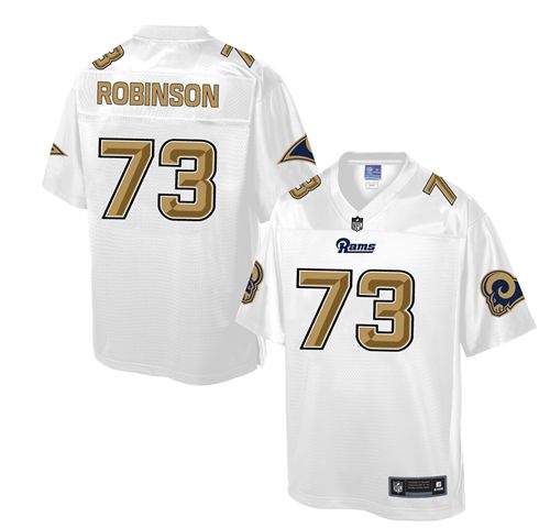 Nike Rams #73 Greg Robinson White Men's NFL Pro Line Fashion Game Jersey Nike Rams #73 Greg Robinson White Men's NFL Pro Line Fashion Game Jersey