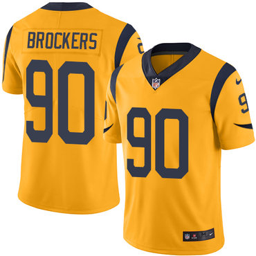 Nike Rams #90 Michael Brockers Gold Youth Stitched NFL Limited Rush Jersey Nike Rams #90 Michael Brockers Gold Youth Stitched NFL Limited Rush Jersey