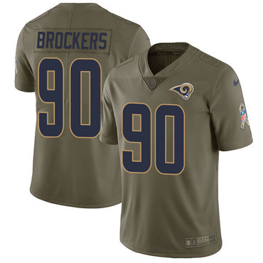 Nike Rams #90 Michael Brockers Olive Youth Stitched NFL Limited 2017 Salute to Service Jersey Nike Rams #90 Michael Brockers Olive Youth Stitched NFL Limited 2017 Salute to Service Jersey