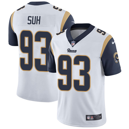 Nike Rams #93 Ndamukong Suh White Youth Stitched NFL Vapor Untouchable Limited Jersey Nike Rams #93 Ndamukong Suh White Youth Stitched NFL Vapor Untouchable Limited Jersey