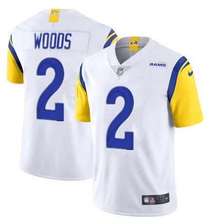 Nike Rams 2 Robert Woods White Vapor Untouchable Limited Jersey Nike Rams 2 Robert Woods White Vapor Untouchable Limited Jersey