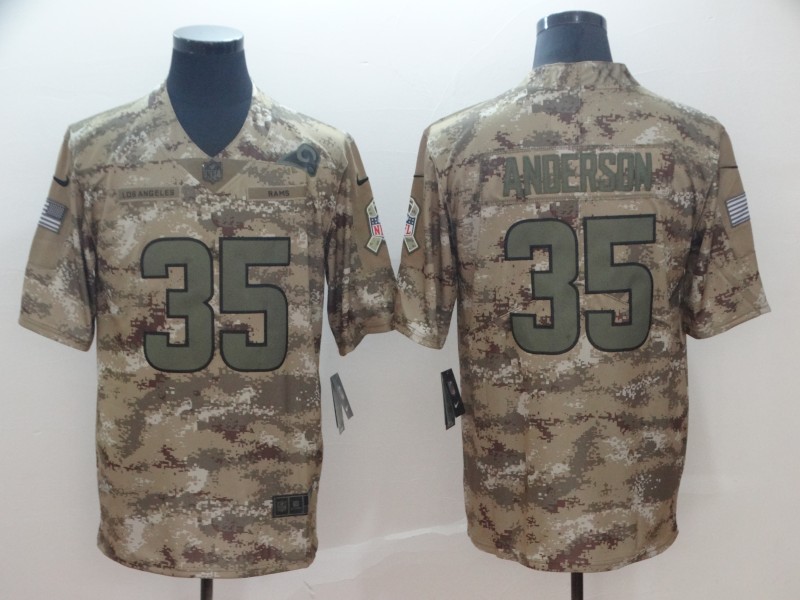Nike Rams 35 C.J. Anderson Camo Salute To Service Limited Jersey Nike Rams 35 C.J. Anderson Camo Salute To Service Limited Jersey