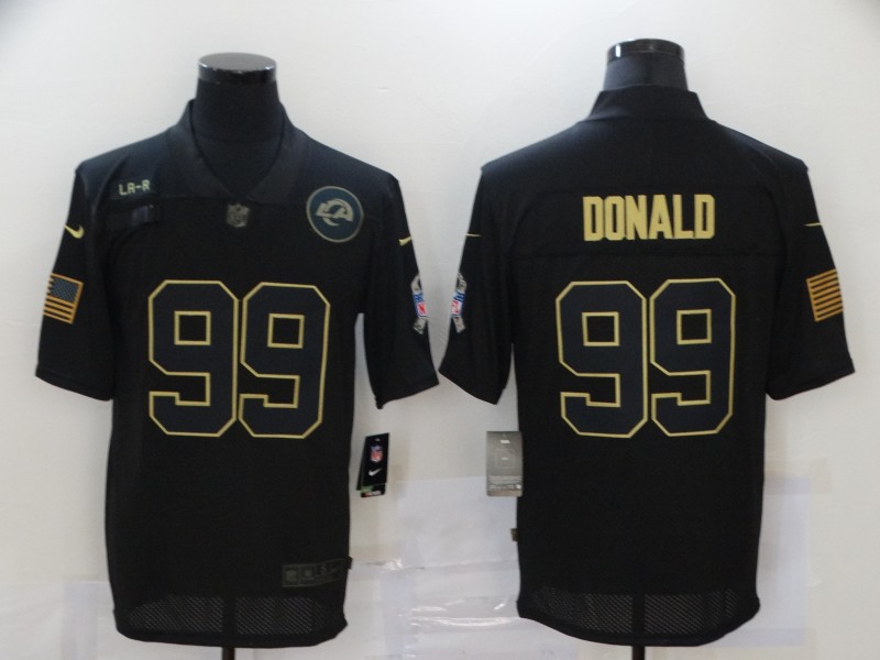 Nike Rams 99 Aaron Donald Black 2020 Salute To Service Limited Jersey Nike Rams 99 Aaron Donald Black 2020 Salute To Service Limited Jersey