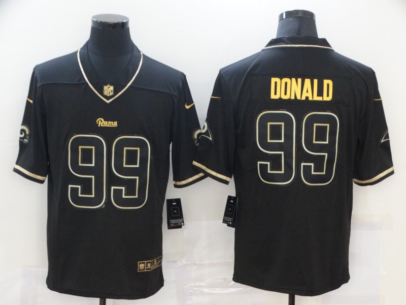 Nike Rams 99 Aaron Donald Black Gold Vapor Untouchable Limited Jersey Nike Rams 99 Aaron Donald Black Gold Vapor Untouchable Limited Jersey