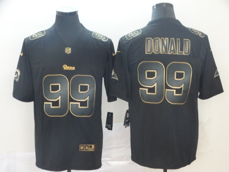 Nike Rams 99 Aaron Donald Black Gold Vapor Untouchable Limited Jersey Nike Rams 99 Aaron Donald Black Gold Vapor Untouchable Limited Jersey