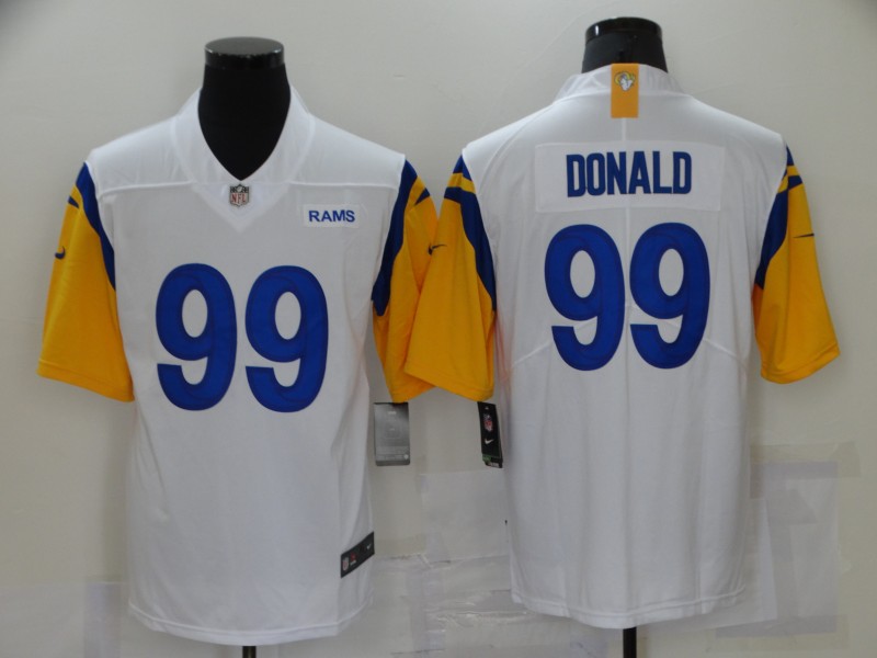 Nike Rams 99 Aaron Donald White Vapor Untouchable Limited Jersey Nike Rams 99 Aaron Donald White Vapor Untouchable Limited Jersey