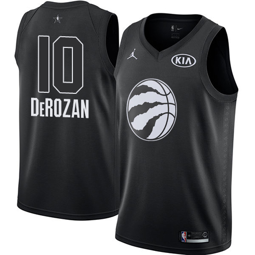 Nike Raptors #10 DeMar DeRozan Black Youth NBA Jordan Swingman 2018 All-Star Game Jersey Nike Raptors #10 DeMar DeRozan Black Youth NBA Jordan Swingman 2018 All-Star Game Jersey