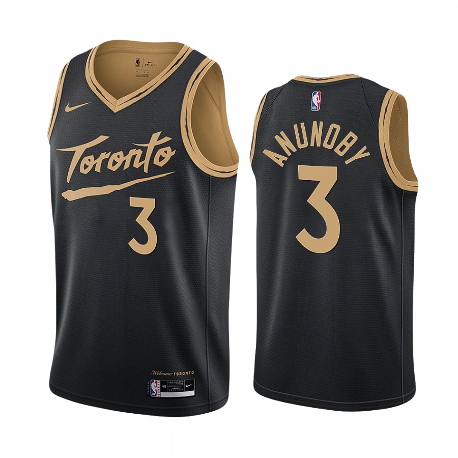 Nike Raptors #3 OG Anunoby Black NBA Swingman 2020-21 City Edition Jersey Nike Raptors #3 OG Anunoby Black NBA Swingman 2020-21 City Edition Jersey
