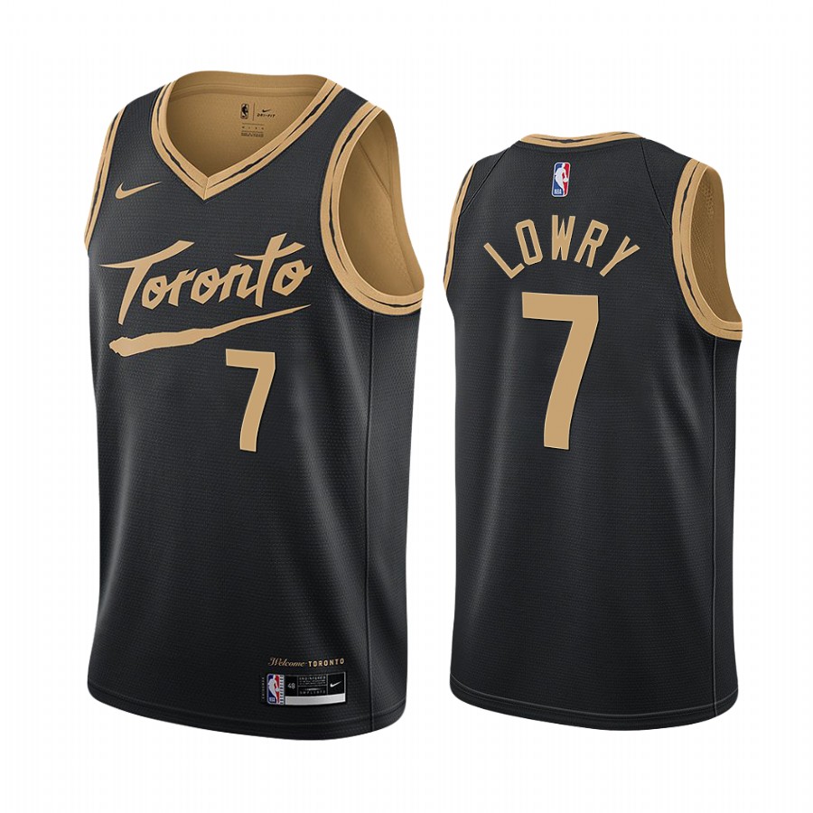 Nike Raptors #7 Kyle Lowry Black NBA Swingman 2020-21 City Edition Jersey Nike Raptors #7 Kyle Lowry Black NBA Swingman 2020-21 City Edition Jersey
