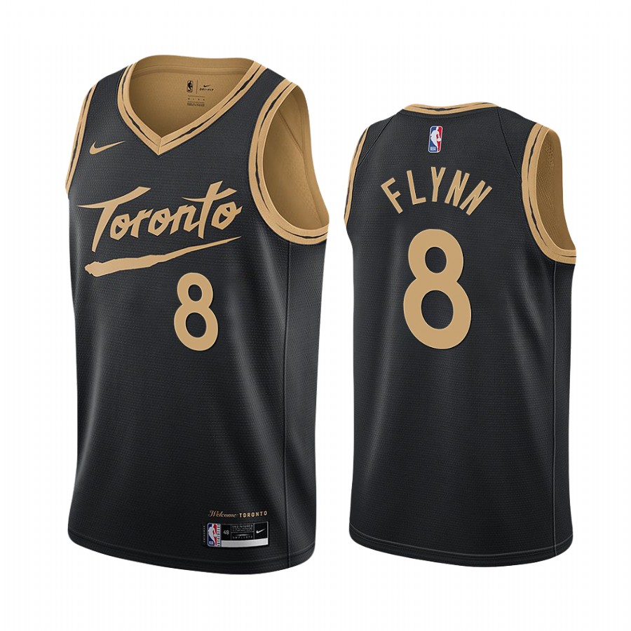 Nike Raptors #8 Malachi Flynn Black NBA Swingman 2020-21 City Edition Jersey Nike Raptors #8 Malachi Flynn Black NBA Swingman 2020-21 City Edition Jersey