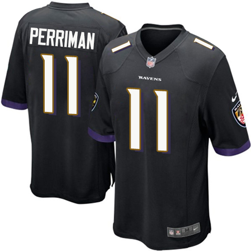 Nike Ravens #11 Breshad Perriman Black Alternate Youth Stitched NFL New Elite Jersey