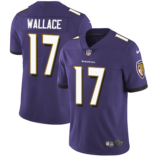 Nike Ravens #17 Mike Wallace Purple Team Color Men's Stitched NFL Vapor Untouchable Limited Jersey Nike Ravens #17 Mike Wallace Purple Team Color Men's Stitched NFL Vapor Untouchable Limited Jersey
