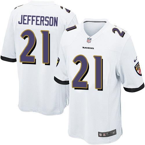 Nike Ravens #21 Tony Jefferson White Youth Stitched NFL New Elite Jersey