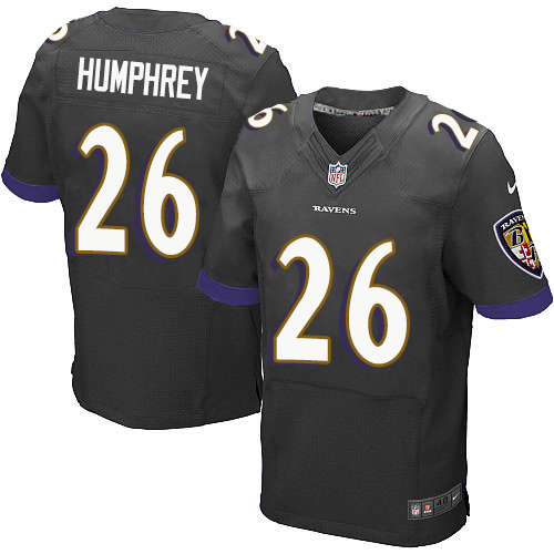 Nike Ravens #26 Marlon Humphrey Black Alternate Men's Stitched NFL New Elite Jersey Nike Ravens #26 Marlon Humphrey Black Alternate Men's Stitched NFL New Elite Jersey