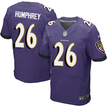 Nike Ravens #26 Marlon Humphrey Purple Team Color Men's Stitched NFL New Elite Jersey