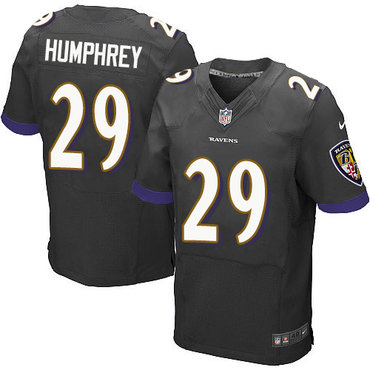 Nike Ravens #29 Marlon Humphrey Black Alternate Men's Stitched NFL New Elite Jersey Nike Ravens #29 Marlon Humphrey Black Alternate Men's Stitched NFL New Elite Jersey