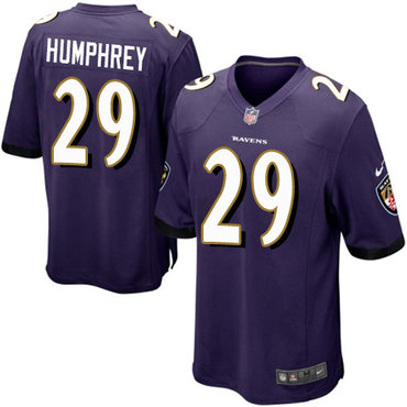 Nike Ravens #29 Marlon Humphrey Purple Team Color Youth Stitched NFL New Elite Jersey