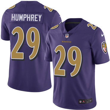 Nike Ravens #29 Marlon Humphrey Purple Youth Stitched NFL Limited Rush Jersey