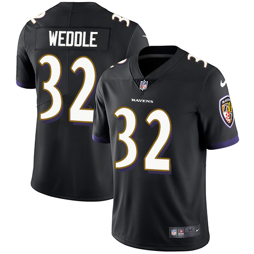 Nike Ravens #32 Eric Weddle Black Alternate Youth Stitched NFL Vapor Untouchable Limited Jersey