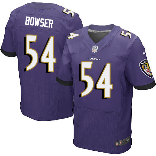 Nike Ravens #54 Tyus Bowser Purple Team Color Men's Stitched NFL New Elite Jersey