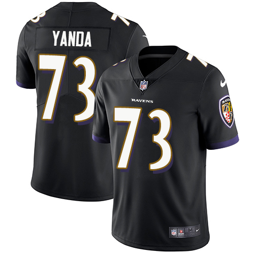 Nike Ravens #73 Marshal Yanda Black Alternate Men's Stitched NFL Vapor Untouchable Limited Jersey Nike Ravens #73 Marshal Yanda Black Alternate Men's Stitched NFL Vapor Untouchable Limited Jersey